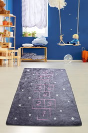 Conceptum Alfombra Hopscotch Gris 140 x 190 cm